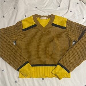 Marni Mustard Yellow Knit Sweater